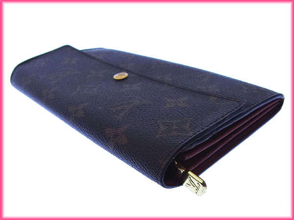 LOUIS VUITTON Long Wallet Purse M61725 Brown Pochette Porto MonÃ©credi