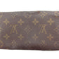 LOUIS VUITTON Long Wallet Purse M61726 Brown Pochette Porto MonÃ©credi