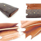 LOUIS VUITTON Long Wallet Purse M61726 Brown Pochette Porto MonÃ©credi