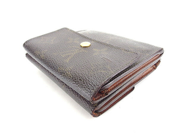 LOUIS VUITTON Bifold Wallet M61652 Brown Porte Monnaie Billets Cartes Credit