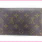 LOUIS VUITTON Tri-fold wallet M61217 Brown /Porte Tresor International