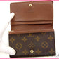 LOUIS VUITTON Long Wallet Purse M61730 Brown /Porte Monnaie-Viet-Trésor