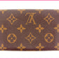 LOUIS VUITTON Long Wallet Purse M61730 Brown /Porte Monnaie-Viet-Trésor