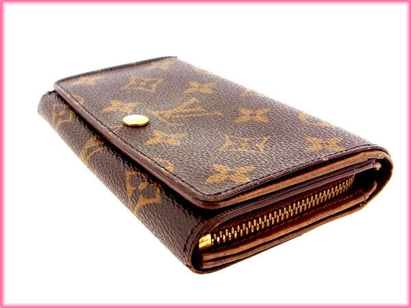 LOUIS VUITTON Long Wallet Purse M61730 Brown /Porte Monnaie-Viet-Trésor