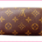 LOUIS VUITTON Long Wallet Purse M61730 Brown /Porte Monnaie-Viet-Trésor