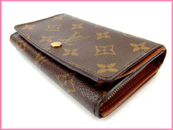 LOUIS VUITTON Long Wallet Purse M61730 Brown /Porte Monnaie-Viet-Trésor