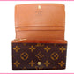 LOUIS VUITTON Long Wallet Purse M61730 Brown /Porte Monnaie-Viet-Trésor