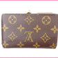 LOUIS VUITTON Bifold Wallet M61663 Brown Portomonet Vievienova