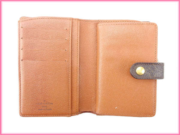 LOUIS VUITTON Bifold Wallet M61663 Brown Portomonet Vievienova