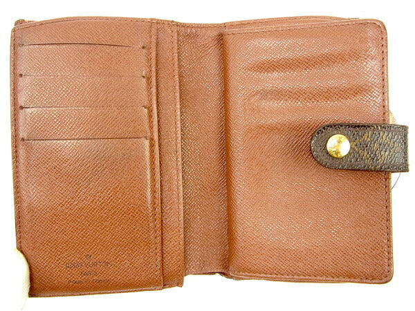 LOUIS VUITTON Bifold Wallet M61663 Monogram canvas Brown Portonevie Vienova