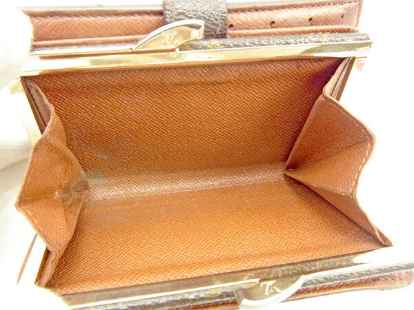 LOUIS VUITTON Bifold Wallet M61663 Monogram canvas Brown Portonevie Vienova