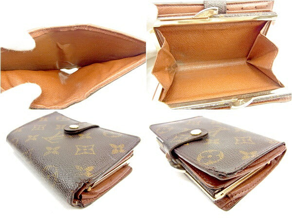 LOUIS VUITTON Bifold Wallet M61663 Monogram canvas Brown Portonevie Vienova