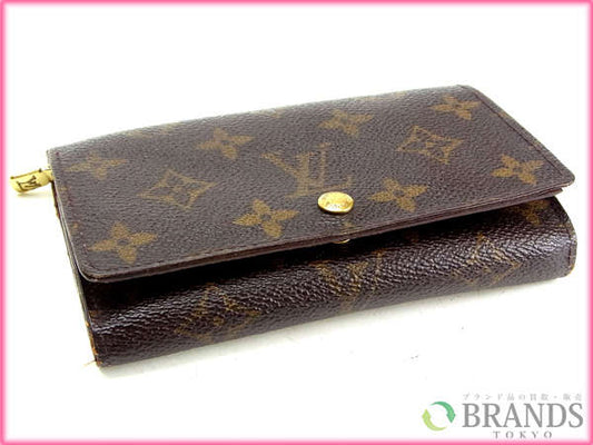 LOUIS VUITTON Long Wallet Purse M61730 Brown /Porte Monnaie-Viet-Trésor