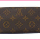LOUIS VUITTON Long Wallet Purse M61730 Brown /Porte Monnaie-Viet-Trésor