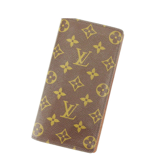 LOUIS VUITTON Long Wallet Purse M66540 Brown Portefeuille Blaza