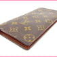 LOUIS VUITTON Long Wallet Purse M66540 Brown Portefeuille Blaza