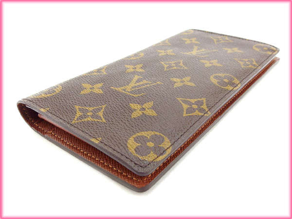 LOUIS VUITTON Long Wallet Purse M66540 Brown Portefeuille Blaza