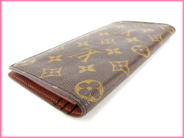 LOUIS VUITTON Long Wallet Purse M66540 Brown Portefeuille Blaza