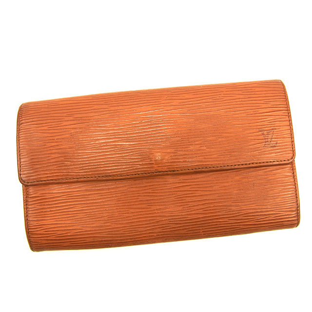 LOUIS VUITTON Long Wallet Purse M63573 Kenya Brown Pochette Porto MonÃ©credi