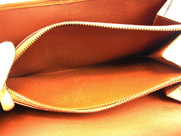 LOUIS VUITTON Long Wallet Purse M63573 Kenya Brown Pochette Porto MonÃ©credi