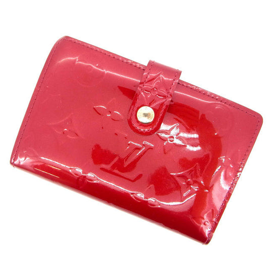 LOUIS VUITTON Bifold Wallet M91980 Red Portonevie Vienova