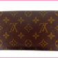 LOUIS VUITTON Tri-fold wallet M61217 Brown /Porte Tresor International
