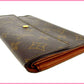 LOUIS VUITTON Tri-fold wallet M61217 Brown /Porte Tresor International
