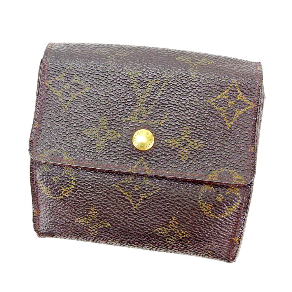 LOUIS VUITTON Bifold Wallet M61652 Brown Porte Monnaie Billets Cartes Credit