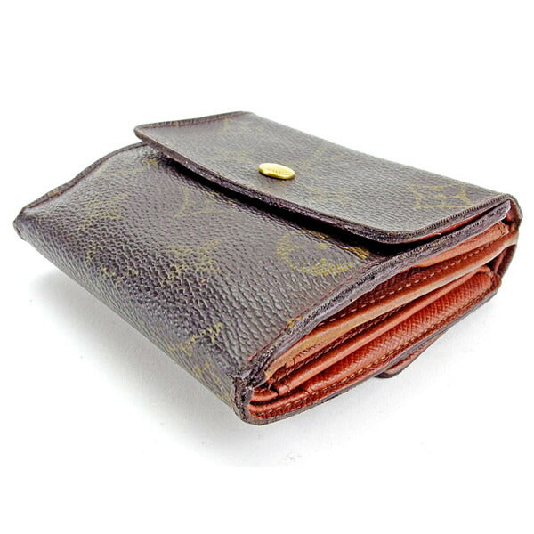 LOUIS VUITTON Bifold Wallet M61652 Brown Porte Monnaie Billets Cartes Credit