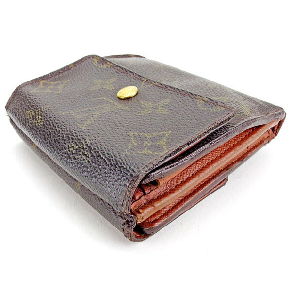LOUIS VUITTON Bifold Wallet M61652 Brown Porte Monnaie Billets Cartes Credit