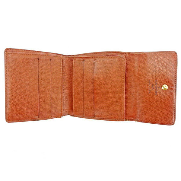 LOUIS VUITTON Bifold Wallet M61652 Brown Porte Monnaie Billets Cartes Credit