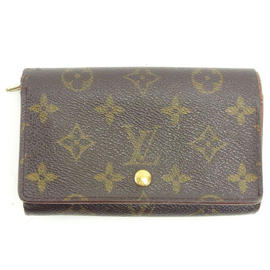 LOUIS VUITTON Long Wallet Purse M61730 Brown Portonebi Tresol