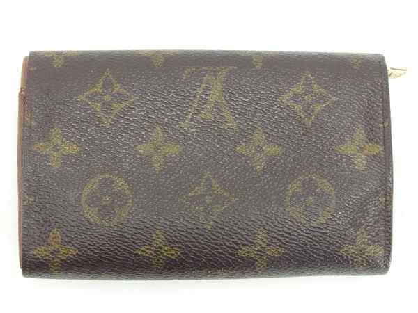 LOUIS VUITTON Long Wallet Purse M61730 Brown Portonebi Tresol