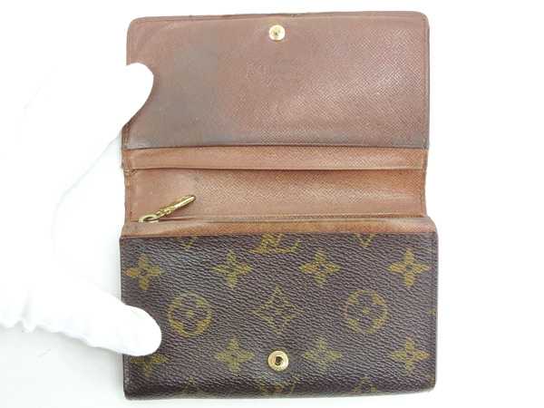 LOUIS VUITTON Long Wallet Purse M61730 Brown Portonebi Tresol