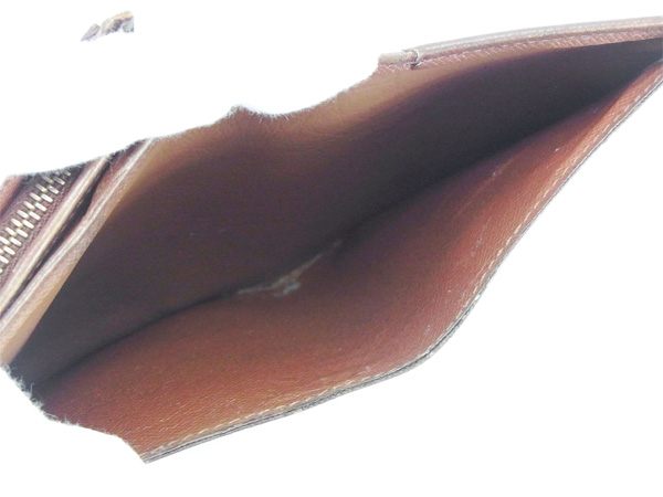 LOUIS VUITTON Long Wallet Purse M61730 Brown Portonebi Tresol