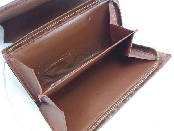 LOUIS VUITTON Long Wallet Purse M61730 Brown Portonebi Tresol