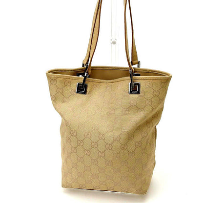 GUCCI Tote Bag leather beige