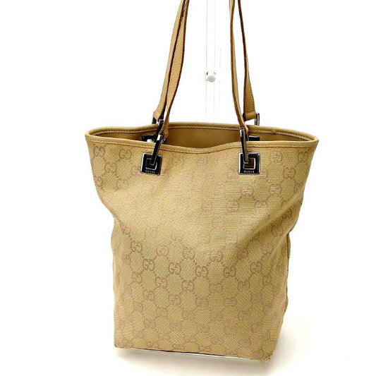 GUCCI Tote Bag leather beige