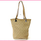 GUCCI Tote Bag leather beige