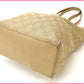 GUCCI Tote Bag leather beige