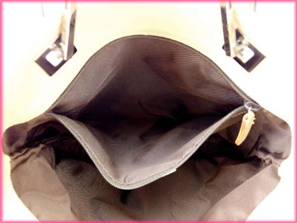 GUCCI Tote Bag leather beige