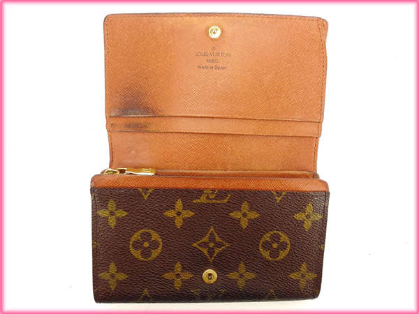 LOUIS VUITTON Long Wallet Purse M61736 Brown /Port Monnaie-Vietresor