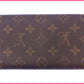 LOUIS VUITTON Long Wallet Purse M61724 Brown Pochette Porto MonÃ©credi