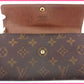 LOUIS VUITTON Long Wallet Purse M61724 Brown Pochette Porto MonÃ©credi
