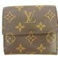 LOUIS VUITTON Bifold Wallet M61652 Brown Porte Monnaie Billets Cartes Credit