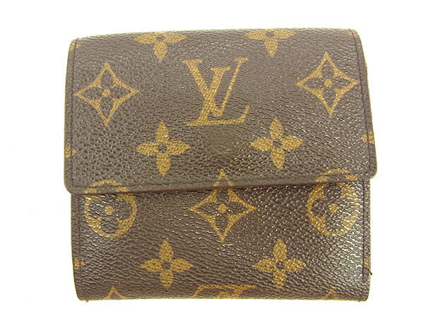 LOUIS VUITTON Bifold Wallet M61652 Brown Porte Monnaie Billets Cartes Credit