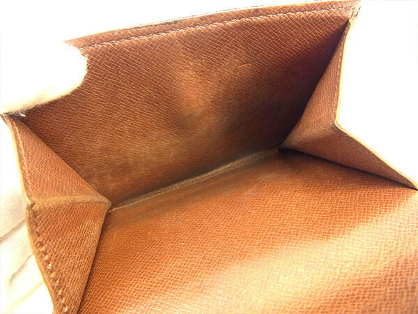 LOUIS VUITTON Bifold Wallet M61652 Brown Porte Monnaie Billets Cartes Credit