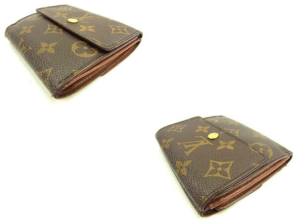 LOUIS VUITTON Bifold Wallet M61652 Brown Porte Monnaie Billets Cartes Credit