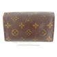 LOUIS VUITTON Long Wallet Purse M61736 Brown Portomonet Bietrezole