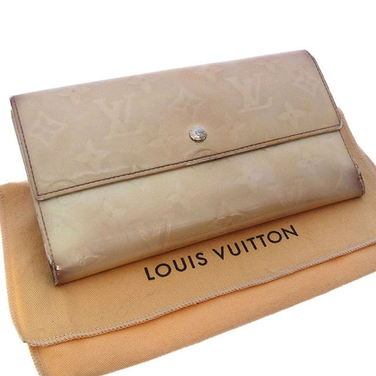 LOUIS VUITTON Long Wallet Purse M91163 beige Porte Tresor International
